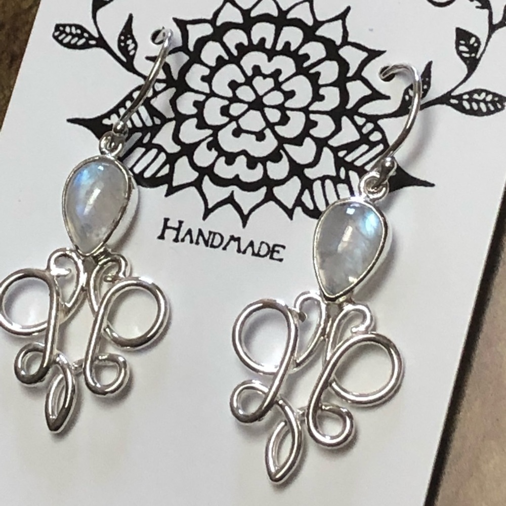 Kalimaya Opal Swirl Earrings - Picture 7 of 8